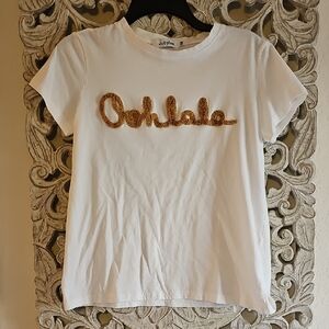 Jubylee  "Oohlala"  White T-Shirt